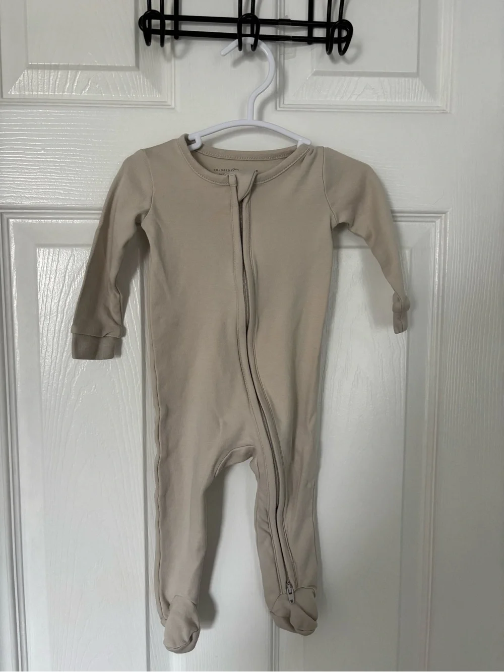 Colored organics 3-6 month beige sleeper